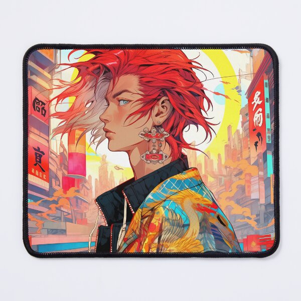 Item preview, Anime boy traveler in Tokyo art designed and sold by TheArtistOf2022.