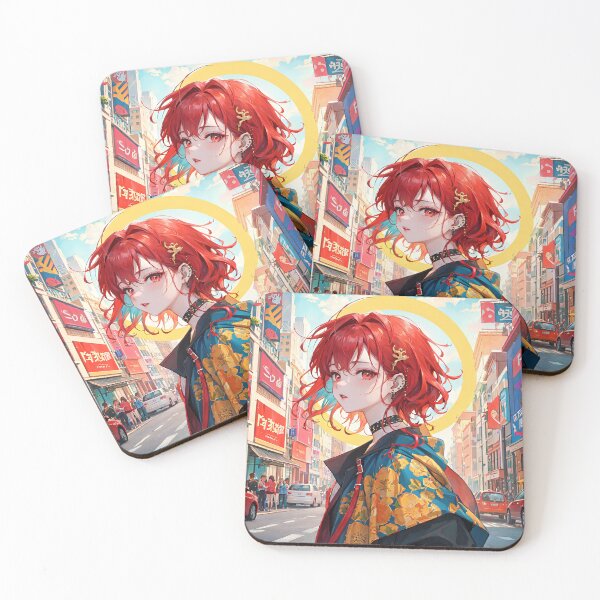 Item preview, Anime boy traveler in Tokyo art designed and sold by TheArtistOf2022.