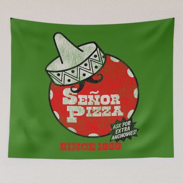 Item preview, Señor Pizza Loverboy Worn Out designed and sold by Alema Art.