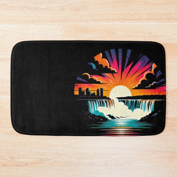 Item preview, Niagara Falls Vintage Circle Design designed and sold by RedDesignSyc.