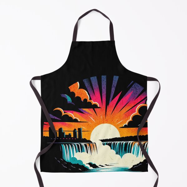 Item preview, Niagara Falls Vintage Circle Design designed and sold by RedDesignSyc.