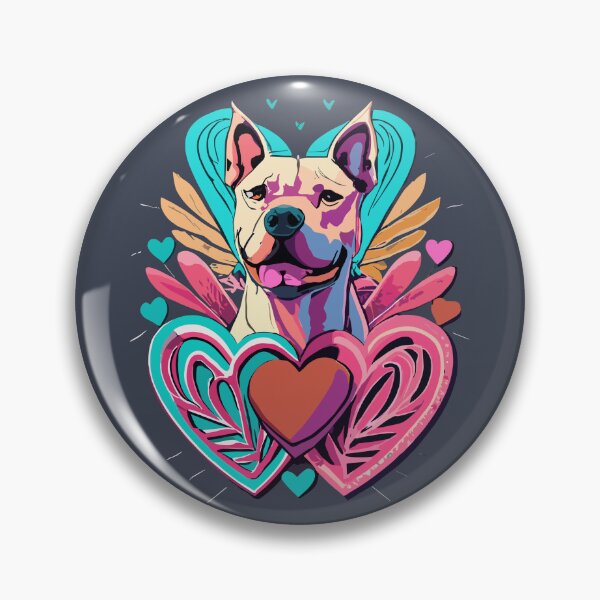 Item preview, Pit Bull Love on Valentine's Day designed and sold by VoyteksDesigns.