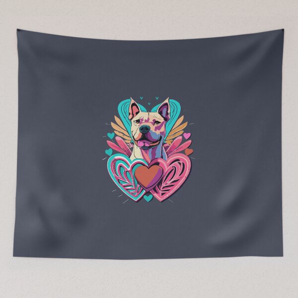 Item preview, Pit Bull Love on Valentine's Day designed and sold by VoyteksDesigns.