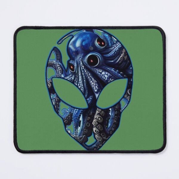 Item preview, Octopus Alien Blue | Dark E.T. Cosmic Sci-Fi Creature designed and sold by DopeStick.