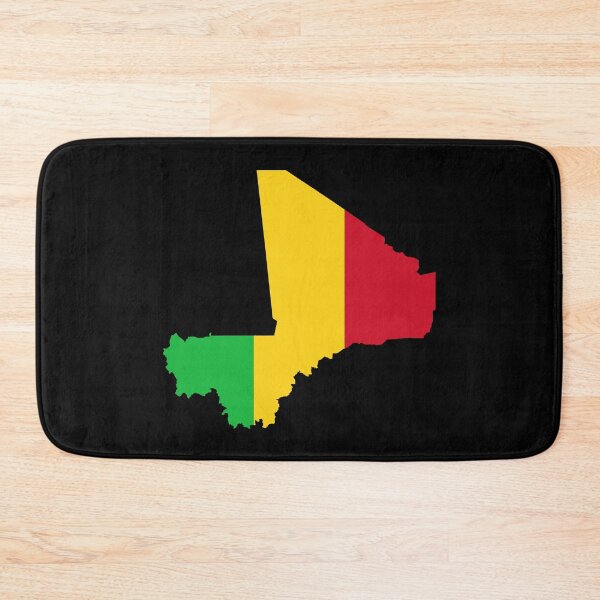 Item preview, Flag Map of Mali designed and sold by feether-store.