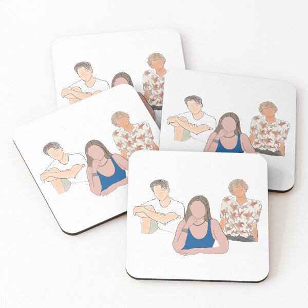 Item preview, tsitp sticker - belly and conrad - belly and jerermiah - team jeremiah - team conrad designed and sold by meaganfetch.