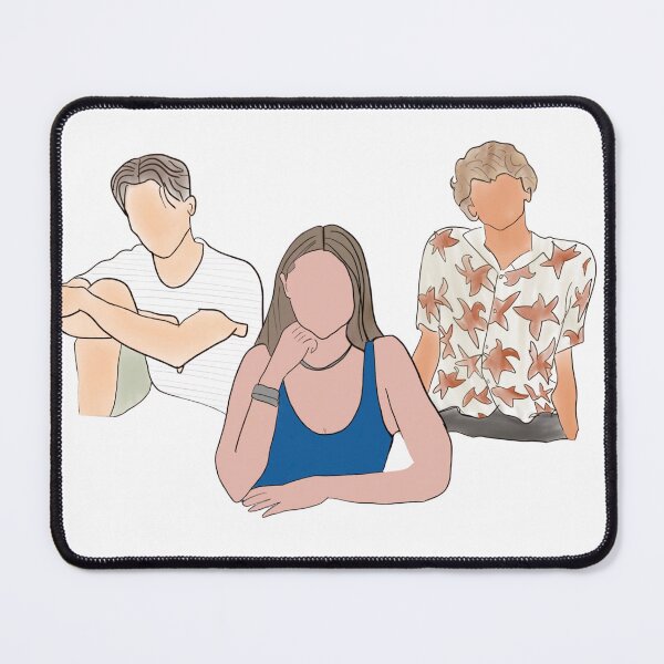 Item preview, tsitp sticker - belly and conrad - belly and jerermiah - team jeremiah - team conrad designed and sold by meaganfetch.