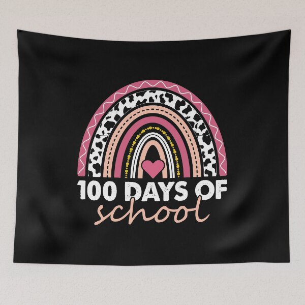 Item preview, 100 Day's Of School Rainbow Leopard Boho  designed and sold by Smix Pixels.