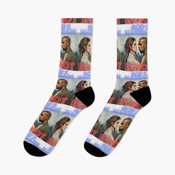 Item preview, Gods marriage is hot - couple white woman and black guy happy gifts  designed and sold by thankful-loco.