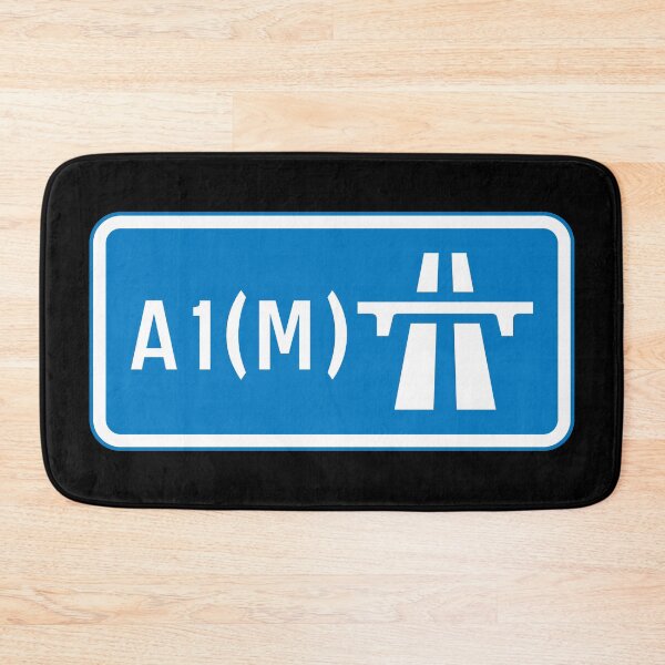 Item preview, Newcastle Bound - Blue A1(M), Motorway Sign designed and sold by WilliamsonMedia.