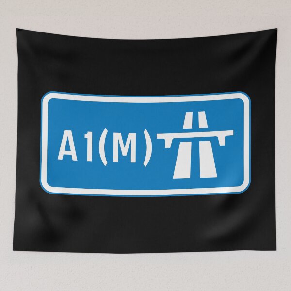 Item preview, Newcastle Bound - Blue A1(M), Motorway Sign designed and sold by WilliamsonMedia.