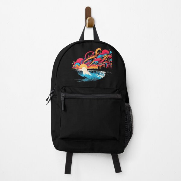 Item preview, Niagara Falls Retro Graffiti Design designed and sold by RedDesignSyc.