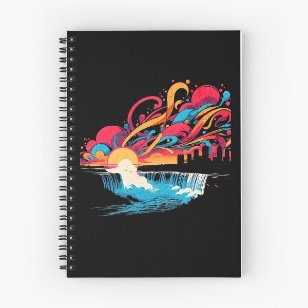 Item preview, Niagara Falls Retro Graffiti Design designed and sold by RedDesignSyc.