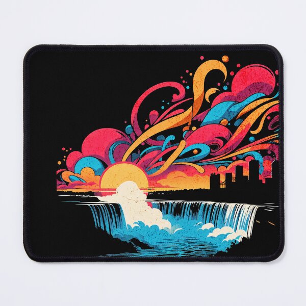 Item preview, Niagara Falls Retro Graffiti Design designed and sold by RedDesignSyc.
