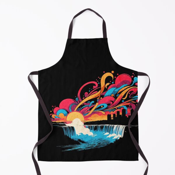 Item preview, Niagara Falls Retro Graffiti Design designed and sold by RedDesignSyc.