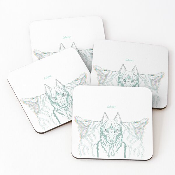Item preview, Ghost of Spirits Wolf Fox Kumiho Kitsune White designed and sold by Azasart.