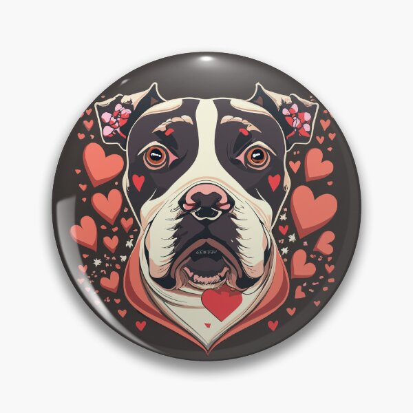 Item preview, Pit Bull Love on Valentine's Day designed and sold by VoyteksDesigns.