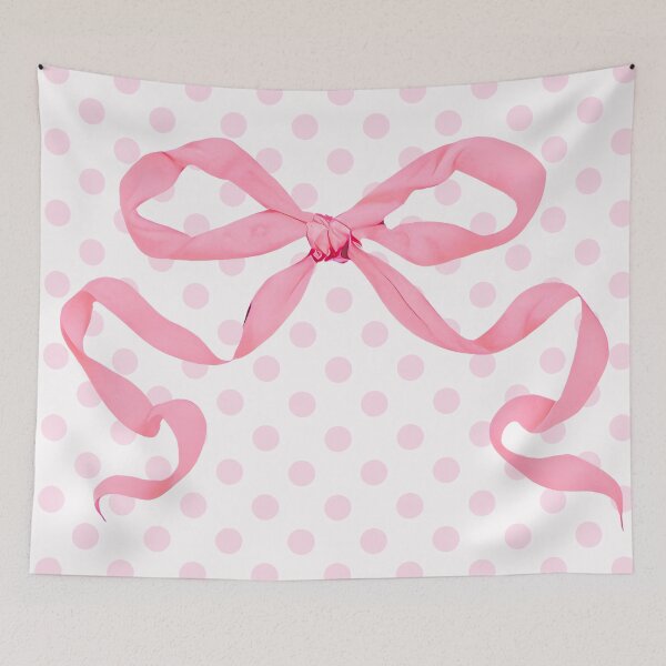 Item preview, Pink Polka Dots Bow designed and sold by RachelRebel.