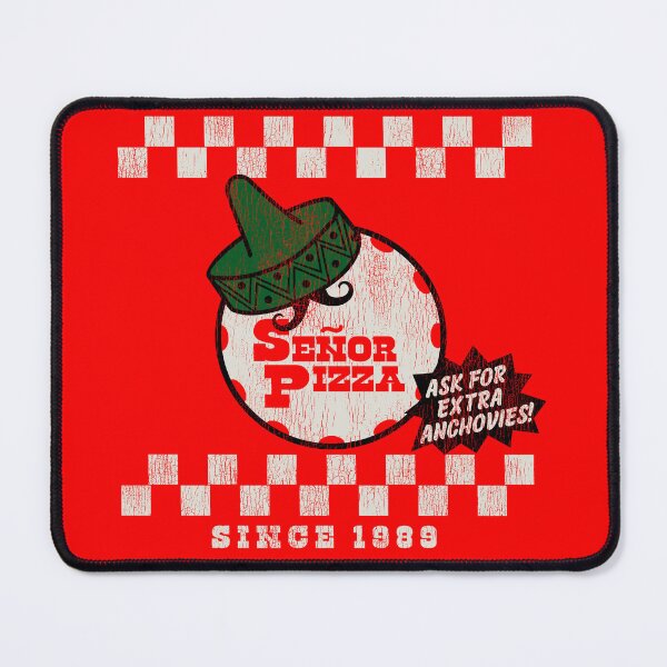 Item preview, Señor Pizza Delivery Worn Out designed and sold by Alema Art.