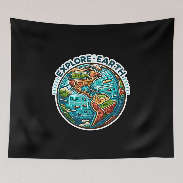 Item preview, Explore Earth - Earth Illustration designed and sold by MrERNST.