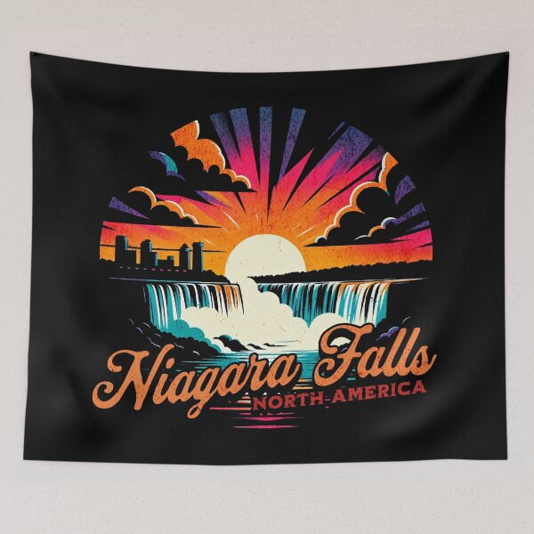 Item preview, Niagara Falls North America Circle Design designed and sold by RedDesignSyc.