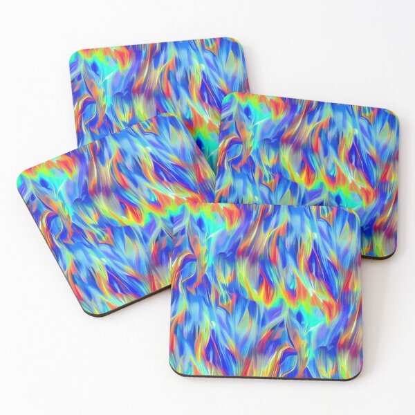 Item preview, Abstract Colorful Flames Pattern designed and sold by calibrit.