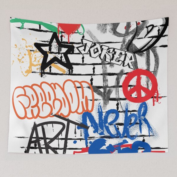 Item preview, Graffiti Art - Street Art, Urban Art designed and sold by abeautifulife.