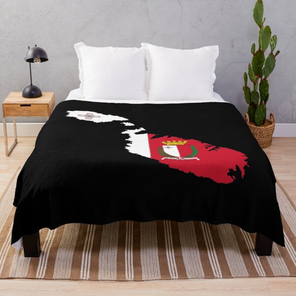 Item preview, Flag Map of Malta designed and sold by feether-store.