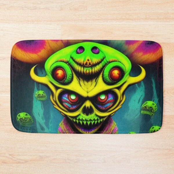 Item preview, Trippy Psychedelic Monster Roller Skater designed and sold by TheDarkWardrobe.