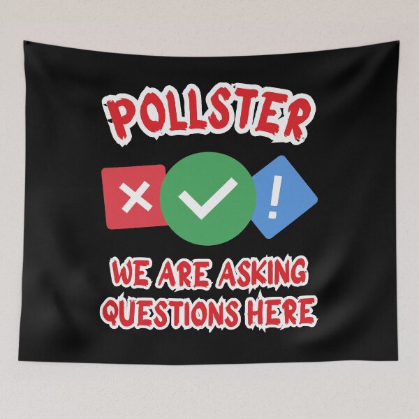 Item preview, Pollster we are asking questions here,Funny gift for pollsters, survey lovers, 1 designed and sold by GroonSpace.