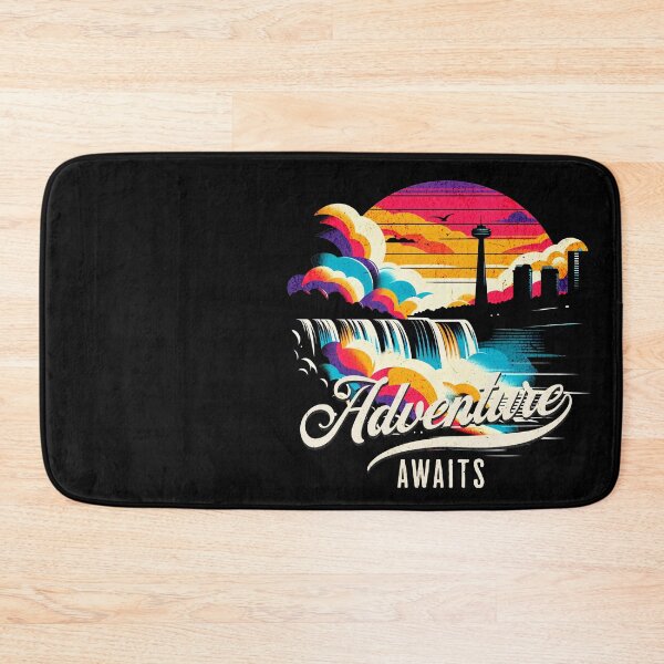 Item preview, Adventure Awaits Niagara Falls Vintage Design designed and sold by RedDesignSyc.