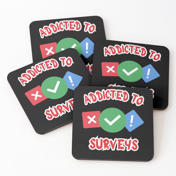 Item preview, Addicted to surveys, Funny gift for pollsters, survey lovers, 1 designed and sold by GroonSpace.