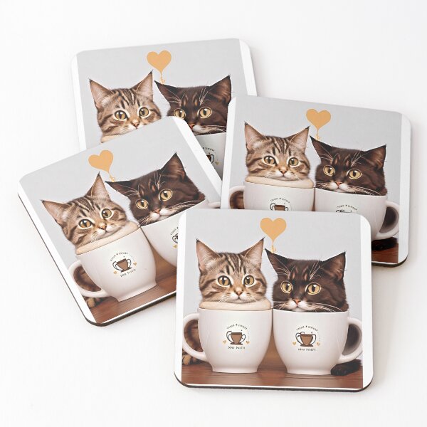 Item preview, Supercute cats shivering in love meaw! designed and sold by Sparkdesigner2.