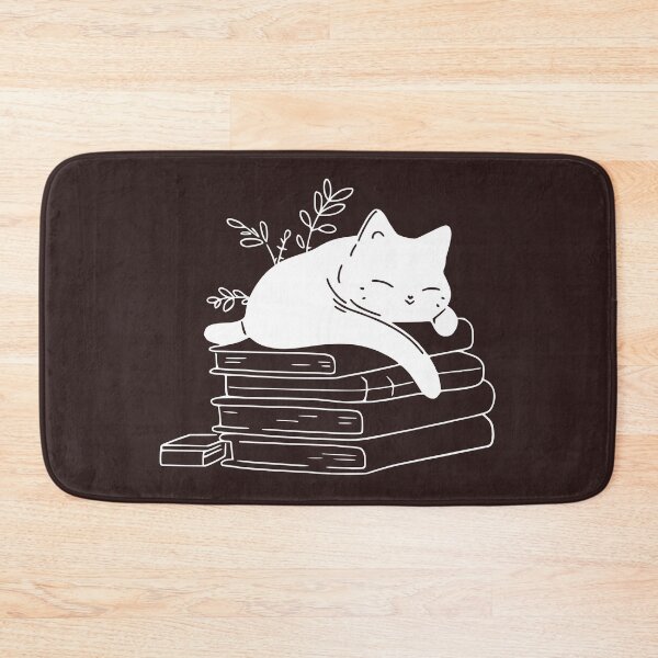 Item preview, Kawaii Cat sleeping on the Books designed and sold by PandaKunst.