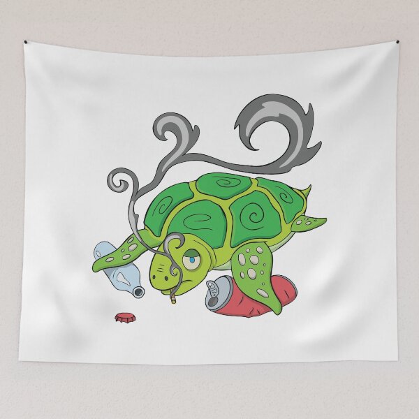 Item preview, Trash Sea Turtle  designed and sold by DesignEvolved.