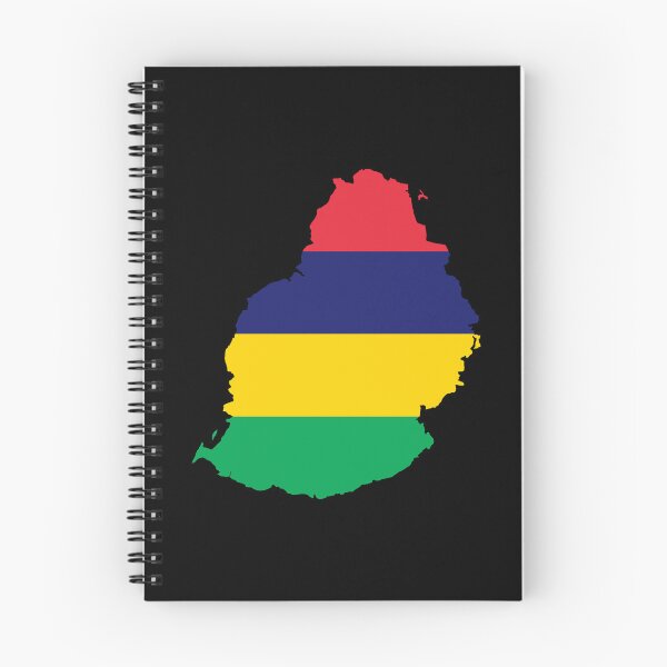 Item preview, Flag Map of Mauritius  designed and sold by feether-store.