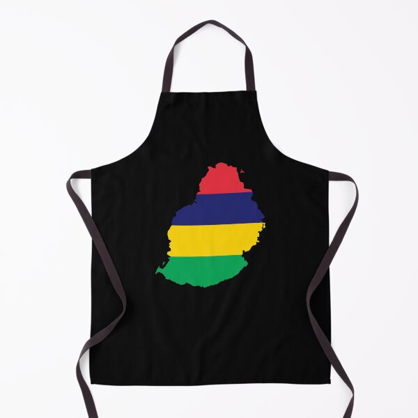 Item preview, Flag Map of Mauritius designed and sold by feether-store.