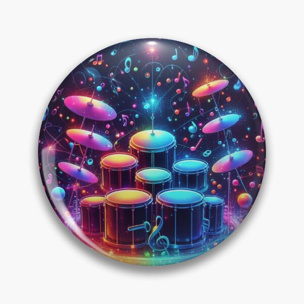 Item preview, DRUMS WITH MUSICAL NOTES designed and sold by EXO-STORE22.