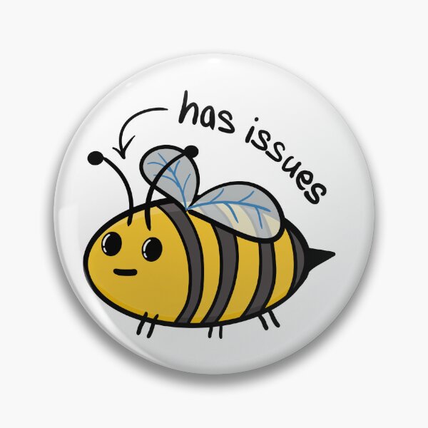 Item preview, this bee has issues designed and sold by hellenjellen.