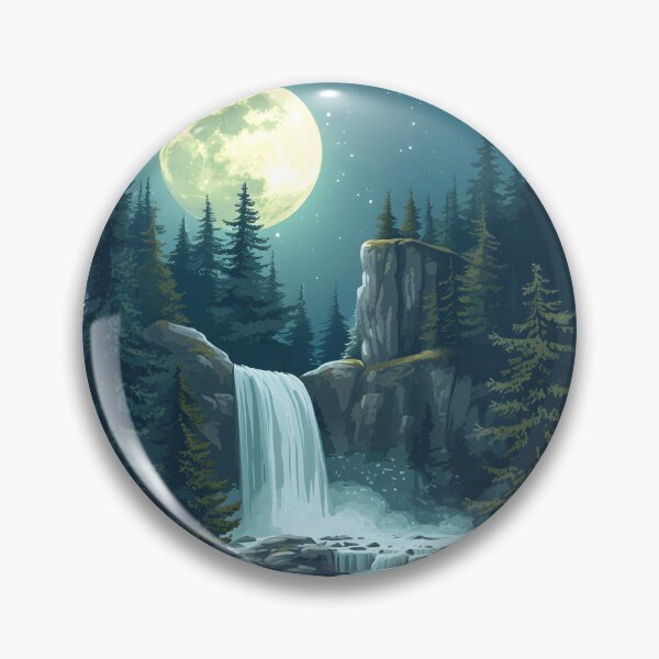 Item preview, Waterfall Artwork designed and sold by ArtbyAiGallery.