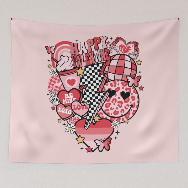 Item preview, Checkered Retro Valentine's Day designed and sold by kjanedesigns.