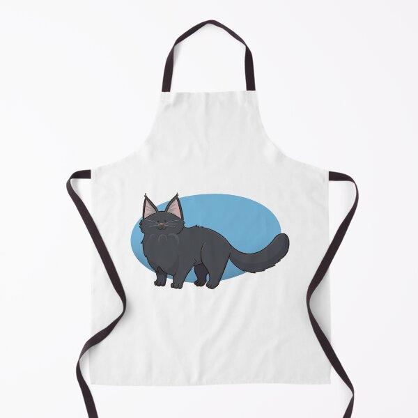 Item preview, Black cat with blue background designed and sold by NotreDameChelle.