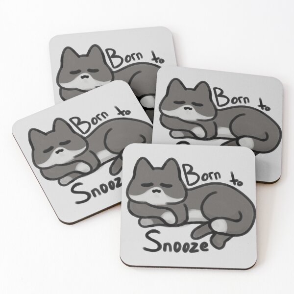Item preview, Born to Snooze Cat Nap Sleep Sleeping Eppy designed and sold by doodledont.