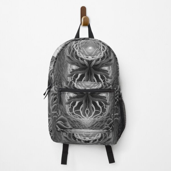 Item preview, Brain-shaped sea coral neural network black and white retro urban style designed and sold by Carlos Gudino.