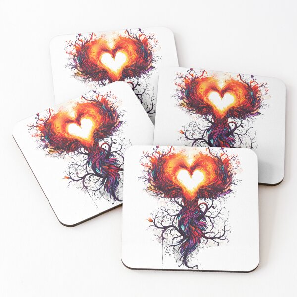 Item preview, Flames of Devotion: A Valentine's Resurgence designed and sold by AI-Only Creations.