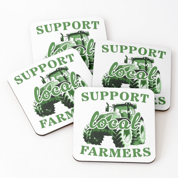 Item preview, Support Local Farmers designed and sold by Nadaillustrada.