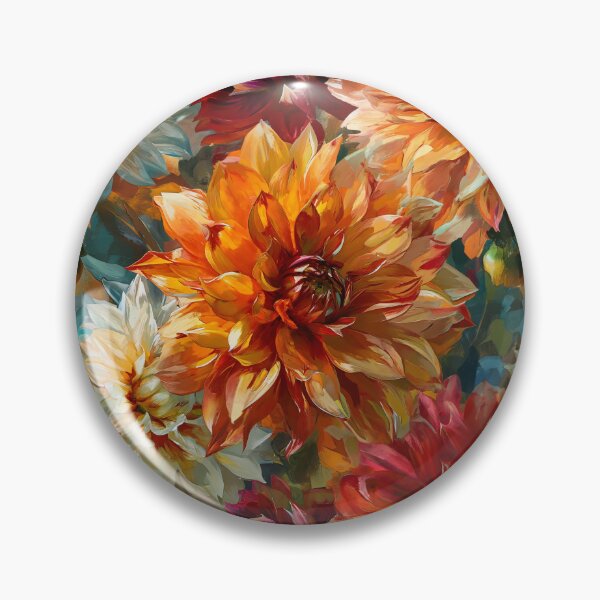 Item preview, Dahlia Montage - Floral Pattern designed and sold by HAL2501.