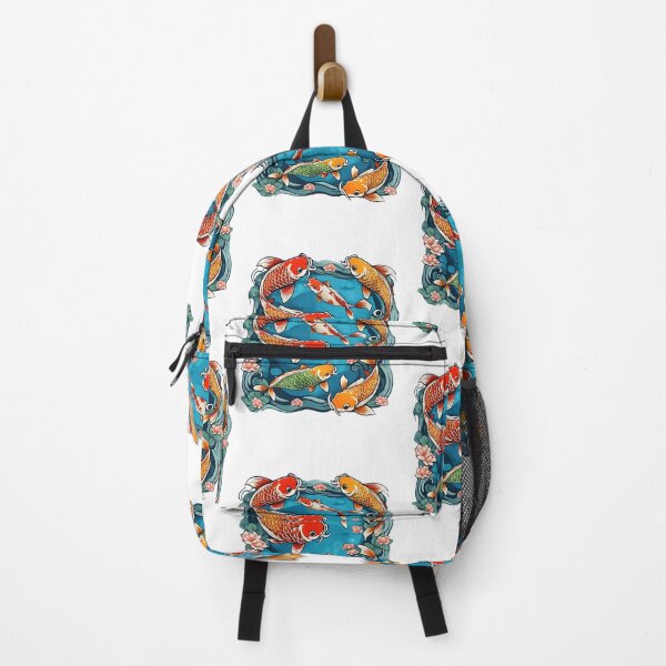 Item preview, Japanese Swimming Koi Fish Design Asian Aesthetic Lover Carp designed and sold by gillys.