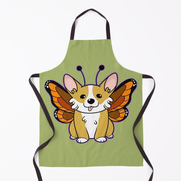 Item preview, Butterfly Corgi - Brown designed and sold by DrawsCutePaws.