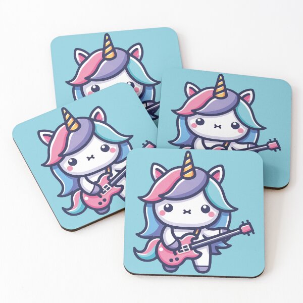 Item preview, Melodic Mane: The Rockstar Unicorn designed and sold by lolodrawing.